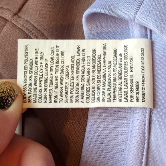 Bundle (2) All In Motion Bounce Fleece Cutout Sweatshirts Size M - Picture 8 of 8